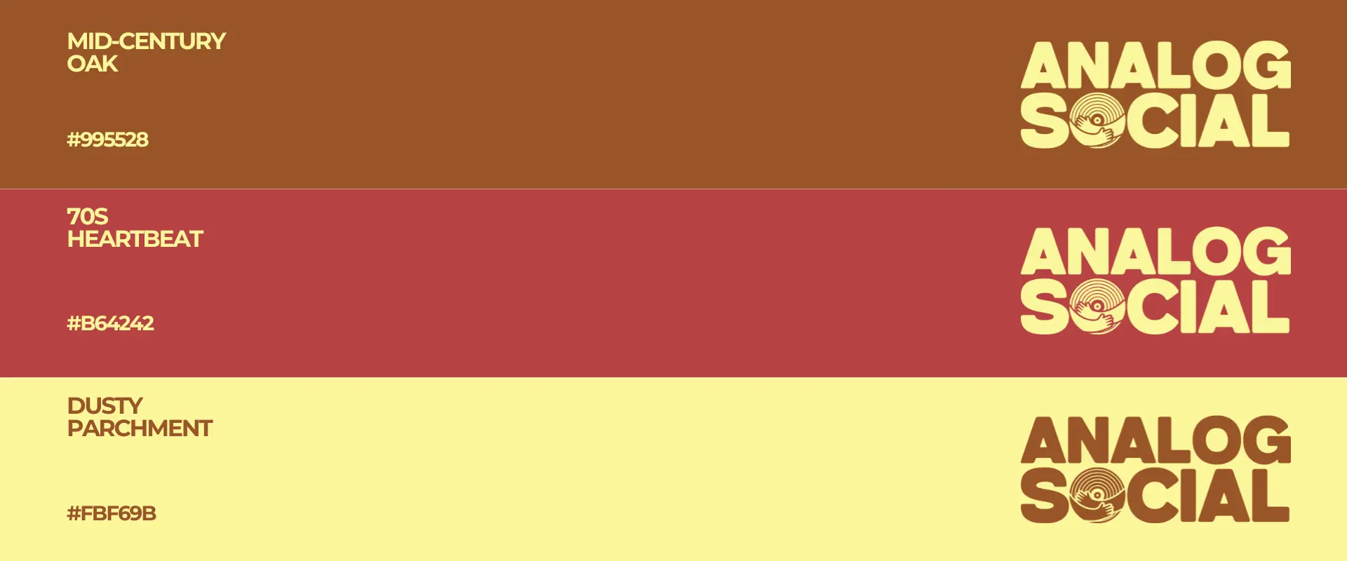 Color Palette Analog Social